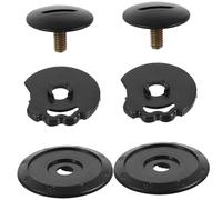 ibasenice Set 6 Pezzi Base Meccanismo Casco Moto in PC Versatile e Conveniente per Visiera Casco Moto Accessorio