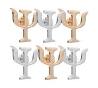 ibasenice Set 6 Spille da Bavero Psicologia in Lega Spille da Dottore e Psichiatra Dorate e Argentate Fibbia Scialle Vintage per Borse e Abbigliamento Accessori Regalo per Professionisti