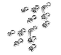 ibasenice Set da 2 Pezzi Decorazioni Nail Art in Lega Argento Strumento per Piercing Unghie, Versatili per Uso Domestico e Scuole di Nail Art