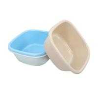 ibasenice Set da 3 Bacinelle Quadrate in Plastica Pp 33,5x33,5x13cm per Lavaggio, Resistenti e Facili da Pulire, per Cucina e Pediluvio