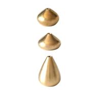ibasenice Set da 3 Pezzi di Portaincenso in Rame Color Oro, Design Creativo e Facile da Pulire, per Meditazione e Ufficio come Base Decorativa per Incenso