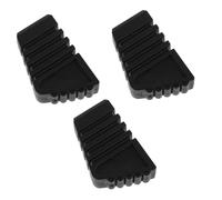 ibasenice Set da 3 Piedini in Gomma Neri per Rack Batteria Protezione Antiscivolo, Facili da Installare, per Supporti e Gambe Tamburo