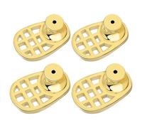 ibasenice Set da 4 Sollevatori per Orecchini a Bottone in Lega Placcata Oro 18K Chiusure Stabilizzatrici Comfort e Supporto per Orecchie Cadenti Protezione Delicata e Fissaggio Sicuro per
