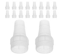 ibasenice Set da 40 Raccordi in Plastica per Tubo Flessibile Riduttore a Spina, Adattatori per Palloncini D’acqua per Riempimento Rapido e Connessione Sicura, Accessori per Feste e Giochi