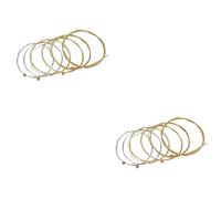 ibasenice Set Di 12 Corde Per Chitarra 6 in 1 Misure Assortite Da 0 3 Mm A 1 35 Mm Per Chitarre Folk E Acustiche