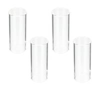 ibasenice Set di 4 Slide in Vetro per Chitarra Acustica ed Elettrica, Suono e Comfort per Lunghe Sessioni, per Generi Blues e Tecniche Slide