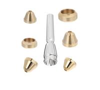 ibasenice Set Di 7 Pezzi Per Tromba in Ottone Bocchini Professionali e Accessori Di Ricambio Kit Di Parti Per Tromba Per Esercizio e Avanzato
