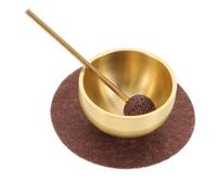 ibasenice Set Di Mini Ciotole Tibetane Sonore Con Cuscino e Martello, Piccola Ciotola Per Meditazione Yoga, Terapia Del Suono Portatile Per Rilassamento, Concentrazione e Uso Domestico e Da Viaggio