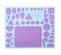ibasenice Set di Modelli per Quilling in Eva con Forme Geometriche Multiple e Dimensioni Standard, Facili da Usare con Bordi Lisci per Artigianato Handmade e Origami per Principianti