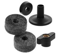 ibasenice Set Di Parti Di Riparazione Per Supporto Piatto Per Batteria Manicotti in Plastica E Cuscinetti in Feltro Per La Manutenzione Della Batteria