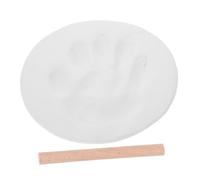 ibasenice Set per Impronte di Mani e Piedi per Ragazzo Ragazza in Legno e Argilla, Resistente allo Sbiadimento e Facile da Usare, Regalo per Shower e Compleanni