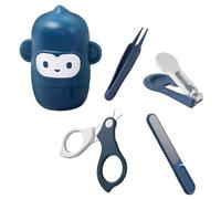 ibasenice Set Tagliaunghie Per Neonati Kit Per La Delle Unghie Dei Bambini Forbici Lima Pinzette Sicuro Per Le Dita Piccole