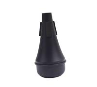 ibasenice Silenziatore Per Tromba Professionale Leggero Con Design Dritto Per Pratiche Notturne e Musicisti Jazz Nero