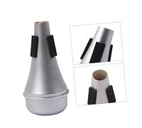 ibasenice Silenziatore Professionale Per Tromba Leggero Sordina Cup Per Pratica Musicale Suono Standard Per Jazz e Pratica Notturna Accessorio Per Strumenti Musicali Argento
