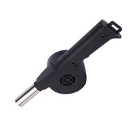 ibasenice Soffiatore Manuale per Barbecue Girante in Metallo e Plastica Resistente Accensione Rapida per Campeggio Picnic e Grigliate all Aperto Compatto e Portatile