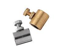 ibasenice Sordina Wolf Tone Regolabile per Violino, Tubo Tonale in Materiale Resistente, Set da 2 Pezzi Dorato e Argentato, Accessorio per Strumenti Musicali e Soppressore del Tono Lupo