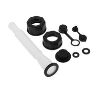 ibasenice Sostituzione Ugello Tanica di Gas in Pp e PE Kit Beccuccio Bombola di Gas Connettore Tubo Filettato Antiscivolo Compatibile per Barbecue Portatile e Accessori per Auto