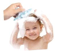 ibasenice Spazzola Da Bagno Portatile Per Neonati Spazzola Per in Silicone Per Neonati Setole Morbide Rotonda Per Proteggere Il Cuoio Capelluto Delicata Per I Neonati