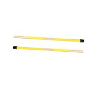 ibasenice Spazzola per Batteria in Legno 19 Asticelle, Facile da Impugnare, per Jazz Drum e Strumenti di Percussione
