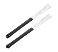 ibasenice Spazzola per Batteria in Nylon Drum Telescopica con Impugnatura Comoda per Percussioni Jazz Rullante Filo Metallico Pratica per Batteristi Principianti