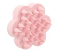 ibasenice Spazzola per Shampoo in Silicone, Spazzola per Lavaggio Chioma e Massaggiatore Cuoio Capelluto, Rosa, per Lavaggio Testa, Sollievo dal Prurito, Sicura per Cuoio Capelluto,