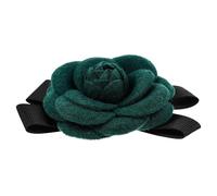 ibasenice Spilla Fiore Artificiale Fiocco per Abito da Sposa Accessorio per Abbigliamento da Matrimonio Elegante Decorazione per Testimone Padre e Nonno