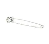 ibasenice Spilla Forma di Teschio in Lega Argento Stile Retro Antico per Accessori Costume e Decorazione per Cocktail e Anniversari