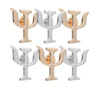 ibasenice Spille Psicologia Distintivo Sul Bavero in Lega Set 6 Pezzi Oro Argento per Medici Infermieri Accessorio Elegante per Zaini e Cappotti