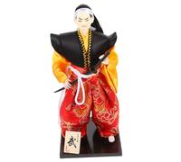 ibasenice Statuetta Giapponese Samurai Elegante, Ornamento per Casa Rappresentazione della Cultura Tradizionale Giapponese, Decorazione da Collezione Raffinata Colore Casuale