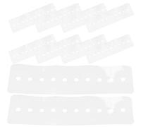 ibasenice Strumenti per Extension Chioma 10 Pezzi Protezioni Termiche Pvc 10 Fori Scudo Protettivo per Colla per Tessiture e Incollaggio Extension, Accessori per Protezione Capelluto