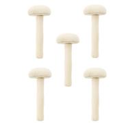 ibasenice Strumenti per Rulli Inchiostratori Rullo di Inchiostro da Stampa Semplice e Pratico Set 5 Pezzi in Legno Beige per Lavoretti Creativi e Pittura