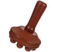 ibasenice Strumento da Massaggio in Legno Massaggiatore Multifunzionale per Rilassare Muscoli e Migliorare Circolazione per Corpo e Collo per Gambe e Collo