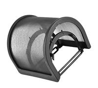 ibasenice Strumento Di Registrazione Filtro Per Microfono A Doppio Schermo Antivento A Forma Di U Per La Riduzione Del Rumore