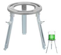 ibasenice Supporto da Laboratorio Lampada ad Alcool in Lega di Alluminio Regolabile in Altezza, Treppiede Smontabile e Riscaldamento per Esperimenti Chimici per Laboratori Scientifici
