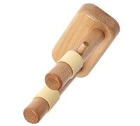 ibasenice Supporto Parete Chitarra in Legno Massello Robusto e Durevole Design Diviso Facile Installazione e Rimozione Adatto Chitarre Acustiche e Classiche Ukulele Montaggio Parete
