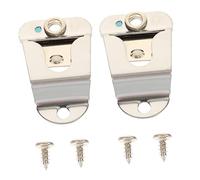 ibasenice Supporto Per Microfono Cb in Metallo Clip Per Microfono a Mano 2 Set Ganci Per Radioamatori Facile Da Installare e Robusto