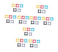 ibasenice Supporto Per Microfono Sostitutivo Da 3 Set - Per Microfoni Cerchio Antiscivolo in Silicone 4 Colori 5 Pezzi*3