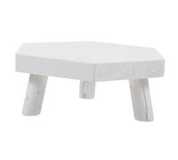 ibasenice Supporto per Piante Legno Sgabello Esagonale Stabile per Vasi da Ed Esterno Portafiori per Balcone e Piedistallo per Esposizione
