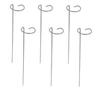 ibasenice Supporto per Piante Rampicanti 6 Pezzi, Pali di Sostegno e Tutore da Giardino 40 Cm, Struttura Resistente per Uso Interno Ed Esterno, per Piante di Vite e Fiori Rampicanti