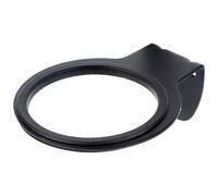 ibasenice Supporto Phon da Muro in Acciaio Inossidabile Leggero e Robusto, Design Moderno e Foro per Ventilazione, per Uso Domestico e Professionale in Bagno Colore Casuale