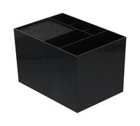 ibasenice Supporto Scomparti Diverse e Nero 6 Dimensioni e Divisori con di per in Plastica Multipli, Grande Capacità per Organizzare Forbici Pettini da Parrucchiere Strumenti da Salone
