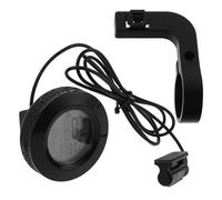 ibasenice Tachimetro Bici Cablato con Display LCD Contachilometri Portatile Plastica Compatibile con Mountain Bike Pieghevoli Facile Installare Ricreativo e