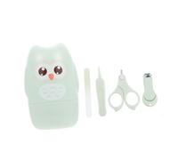 ibasenice Tagliaunghie Bambina Tema Civetta con Forbicine Sicure Pinzetta Acciaio Resistente Manici Antiscivolo in Abs Regalo per Bambina e Piccoli