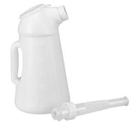 ibasenice Tanica Olio per Barca in Plastica Resistente Dosatore Olio con Beccuccio Lungo Contenitore Ricaricabile e Senza Perdite per Rifornimento Navi e Imbarcazioni