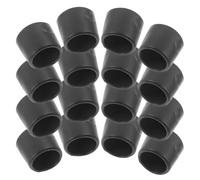 ibasenice Tappi Sicurezza per Aste Calcio Balilla 16 Mm, 16 in PVC Nero, Coperture Universali per Stecche Standard Tavolo da Calcio Balilla