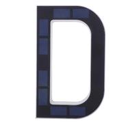 ibasenice Targa solare con numero civico, targa a LED impermeabile con | Insegna luminosa da 9", display retroilluminato, alimentazione solare, display a parete, marcatore per cancello o
