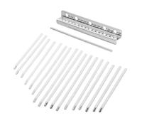 ibasenice Tastierino in Acciaio Al Manganese Per Kalimba Da Tasti Scala Stampata Per Principianti e Riparazioni Fai Da Te Per Mbira