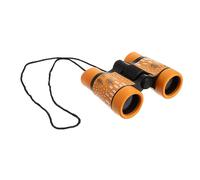 ibasenice Telescopio Per Ragazzo Ragazza Stampato Binocolo Antiscivolo e Resistente Per Osservare La Natura Arancione Corda Lunga Per Attività All Aperto