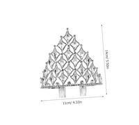 ibasenice Tiara Sposa Con e Pettine Coroncina Per Matrimoni Compleanni e Concorsi Accessorio Per Principesse e Regine