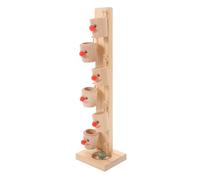 ibasenice Torre Palline Multistrato in Legno Per Ragazzo Giocattolo Didattico Colorato Per Sviluppo Della Coordinazione Gioco Caduta Delle Palline Per Prescolari e Genitori Giocattolo Scorrevole